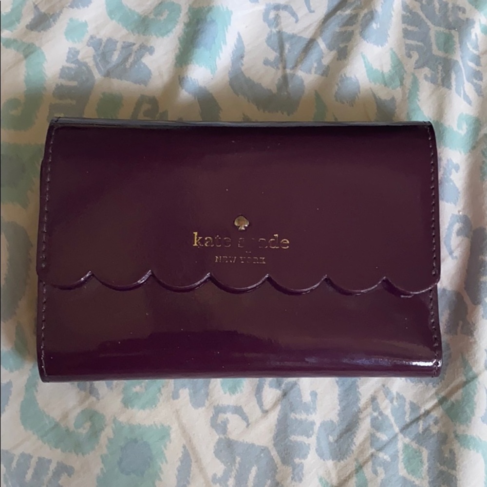 Kate spade purple and pink wallet